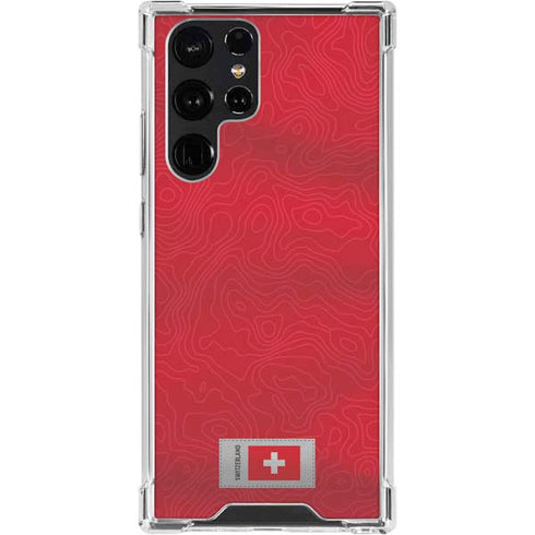 Switzerland Soccer Flag Galaxy S24 Ultra Clear Case